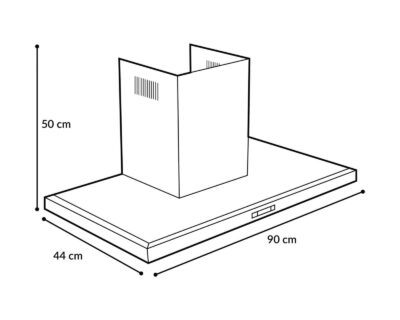 Campana LG 35" de Pared Acero Inoxidable - Image 6