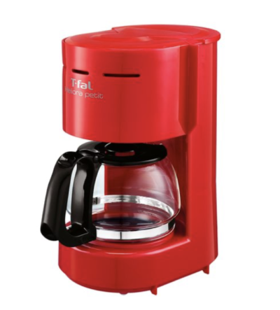Cafetera de Goteo T-Fal Heliora para 4 tazas Roja T-Fal CM3215MX