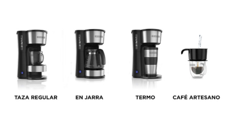 Cafetera y taza de viajes 4 en 1 capacidad 5 tazas